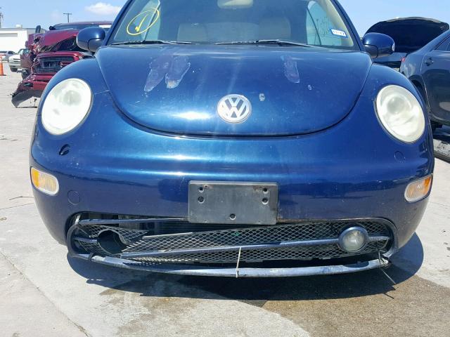 3VWCM31Y64M322116 - 2004 VOLKSWAGEN NEW BEETLE ლურჯი ფოტო 9