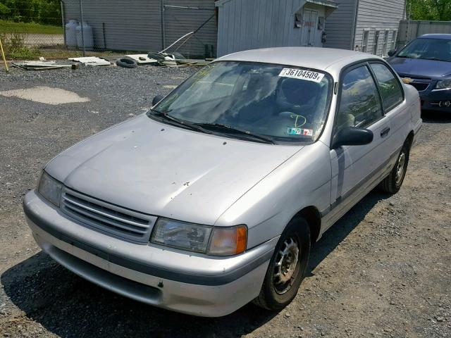 JT2EL43SXP0271359 - 1993 TOYOTA TERCEL DX SILVER photo 2