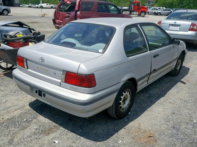 JT2EL43SXP0271359 - 1993 TOYOTA TERCEL DX SILVER photo 4