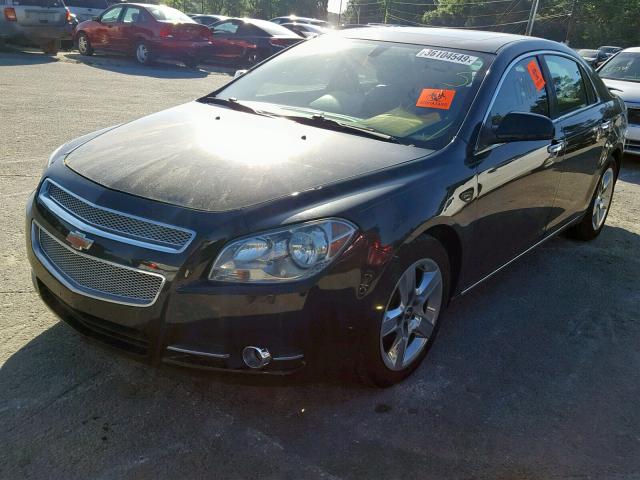 1G1ZE5E04AF285842 - 2010 CHEVROLET MALIBU LTZ შავი ფოტო 2