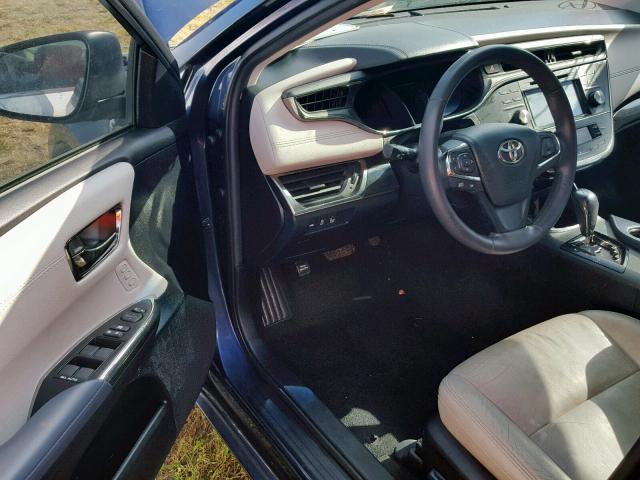 4T1BK1EB5FU167647 - 2015 TOYOTA AVALON XLE BLUE photo 9