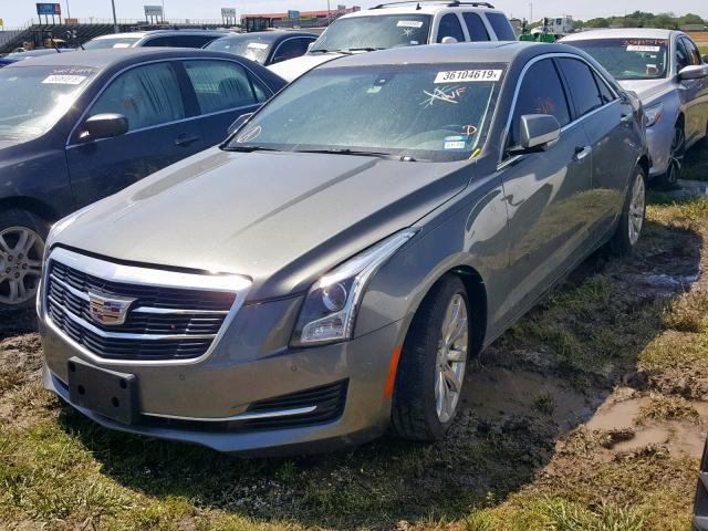 1G6AB5RX1H0116026 - 2017 CADILLAC ATS LUXURY GRAY photo 2