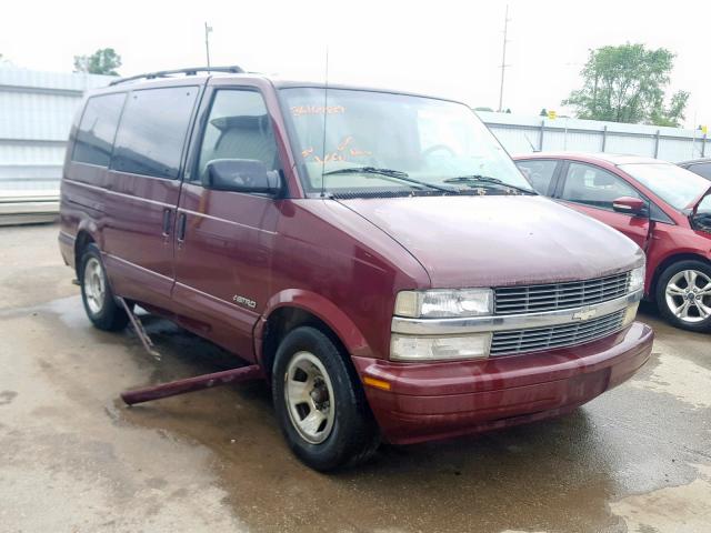 1GNDM19W21B104909 - 2001 CHEVROLET ASTRO MAROON photo 1