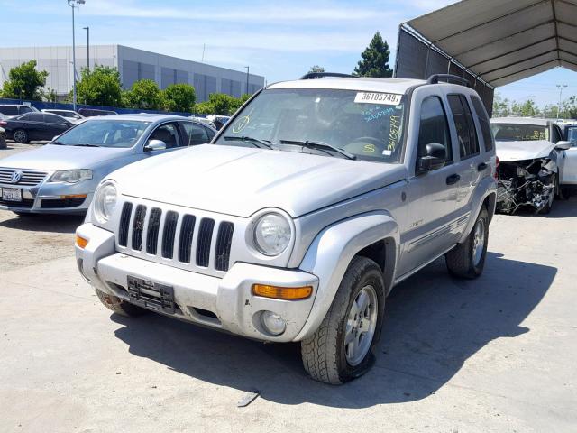 1J4GL58K14W231477 - 2004 JEEP LIBERTY LI SILVER photo 2