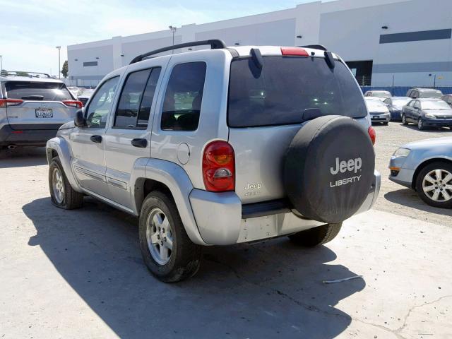 1J4GL58K14W231477 - 2004 JEEP LIBERTY LI SILVER photo 3