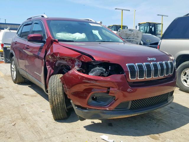 1C4PJLCB5KD326723 - 2019 JEEP CHEROKEE L RED photo 1