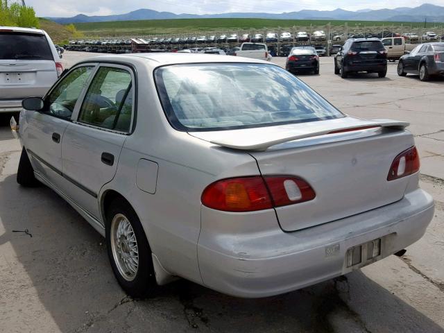 1NXBR12E8YZ409683 - 2000 TOYOTA COROLLA VE SILVER photo 3