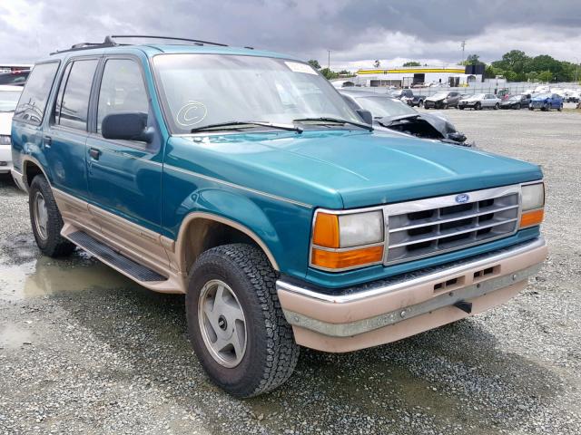 1FMDU34X8PUC49658 - 1993 FORD EXPLORER GREEN photo 1