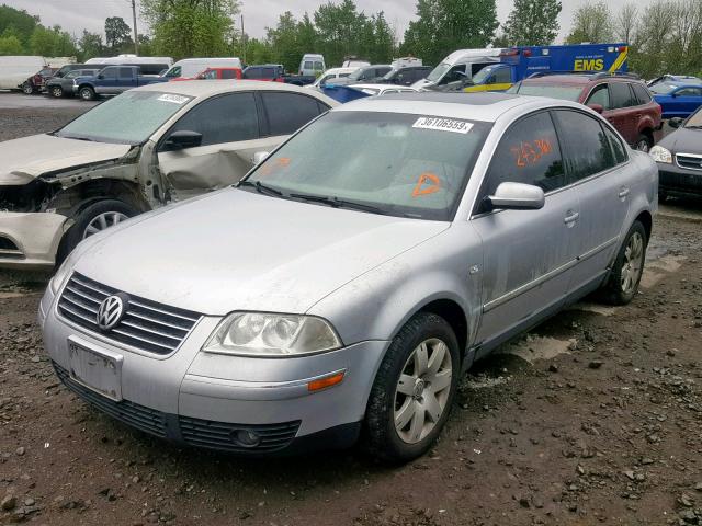 WVWRH63B73P041835 - 2003 VOLKSWAGEN PASSAT GLX SILVER photo 2