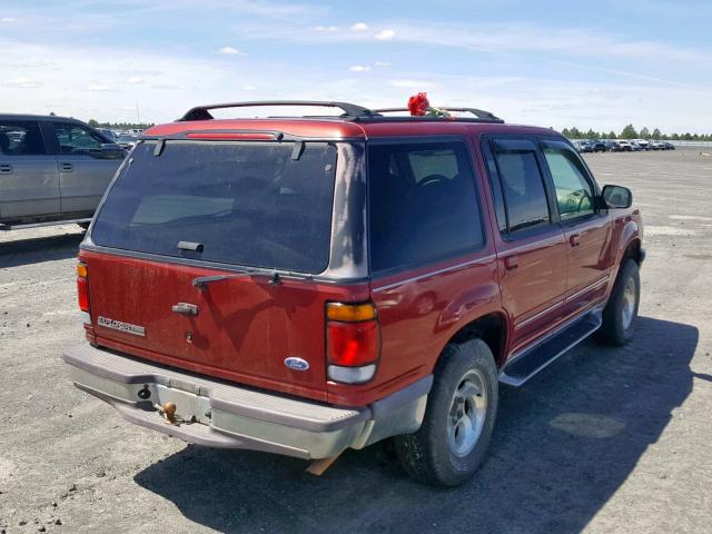 1FMDU34XXVZC37558 - 1997 FORD EXPLORER RED photo 4