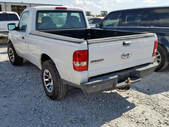 1FTYR10D86PA88314 - 2006 FORD RANGER WHITE photo 3