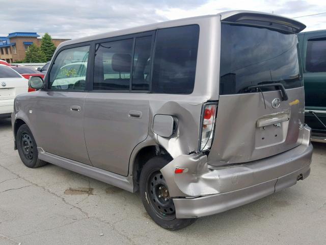 JTLKT324450174442 - 2005 TOYOTA SCION GRAY photo 3