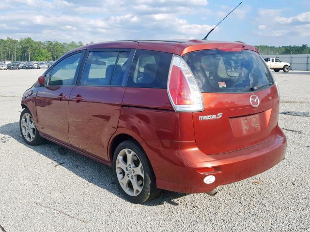 JM1CR2W32A0384090 - 2010 MAZDA 5 MAROON photo 3