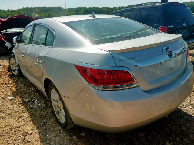 1G4GD5GR5CF243823 - 2012 BUICK LACROSSE P SILVER photo 3