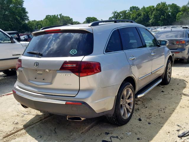 2HNYD2H53BH533553 - 2011 ACURA MDX ADVANC GOLD photo 4