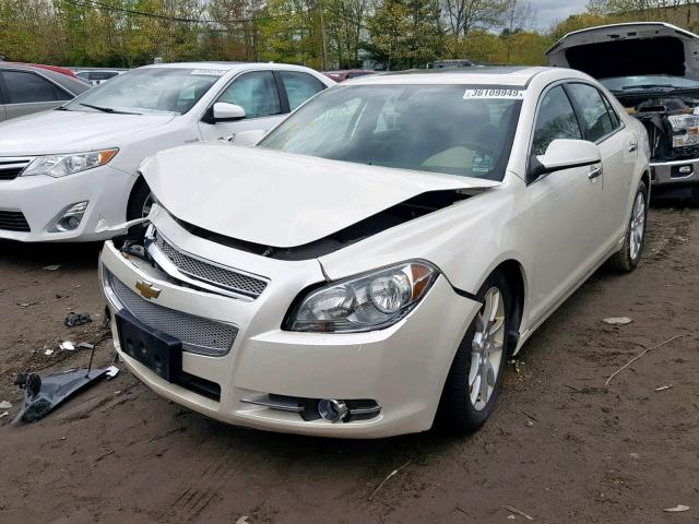 1G1ZE5E12BF330240 - 2011 CHEVROLET MALIBU LTZ თეთრი ფოტო 2