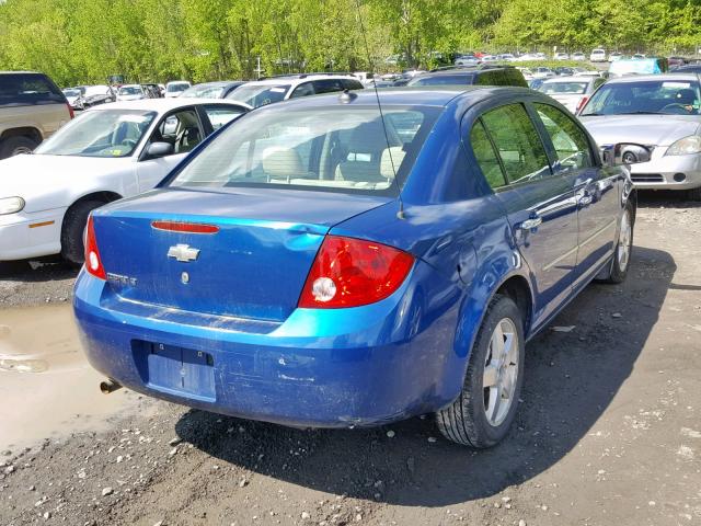 1G1AZ54F457659695 - 2005 CHEVROLET COBALT LT BLUE photo 4