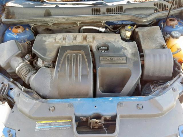 1G1AZ54F457659695 - 2005 CHEVROLET COBALT LT BLUE photo 7