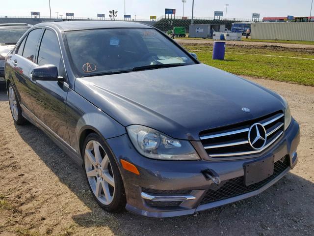 WDDGF4HB1EA964690 - 2014 MERCEDES-BENZ C 250 GRAY photo 1