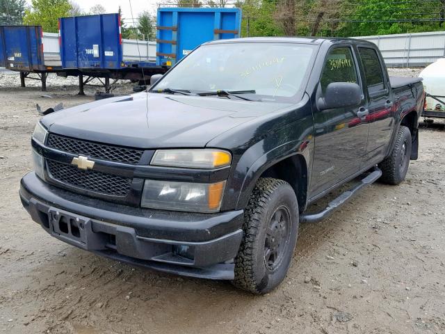 1GCDT136258210686 - 2005 CHEVROLET COLORADO BLACK photo 2