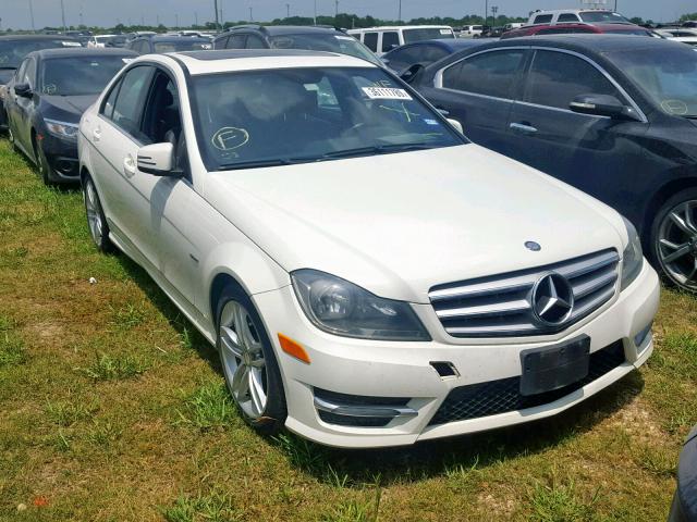 WDDGF4HB3CR239798 - 2012 MERCEDES-BENZ C 250 WHITE photo 1