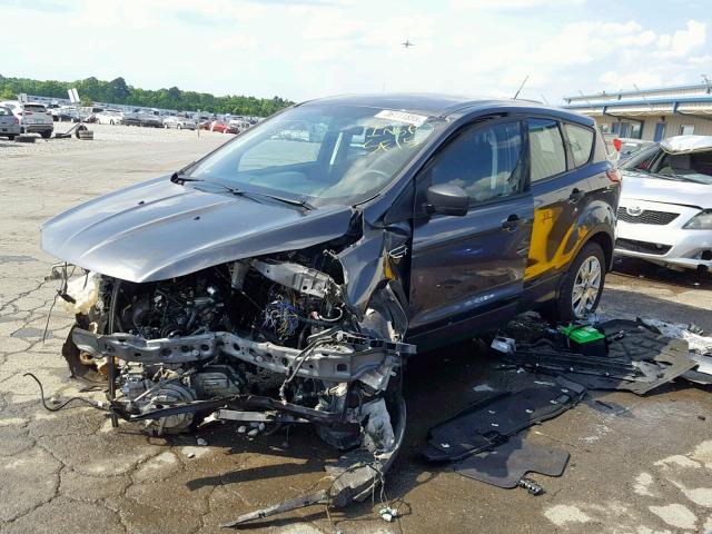 1FMCU0F77FUA03688 - 2015 FORD ESCAPE S GRAY photo 2