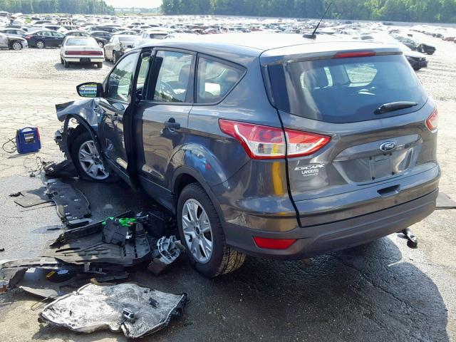 1FMCU0F77FUA03688 - 2015 FORD ESCAPE S GRAY photo 3