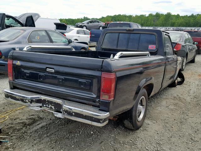 1FTBR10T5JUC24552 - 1988 FORD RANGER BLACK photo 4