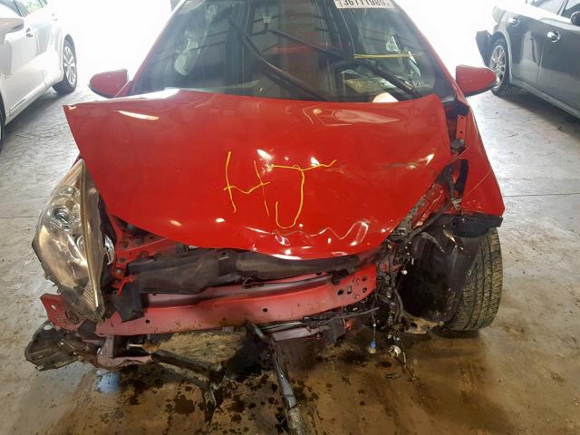 JTDKDTB35C1501518 - 2012 TOYOTA PRIUS C RED photo 7