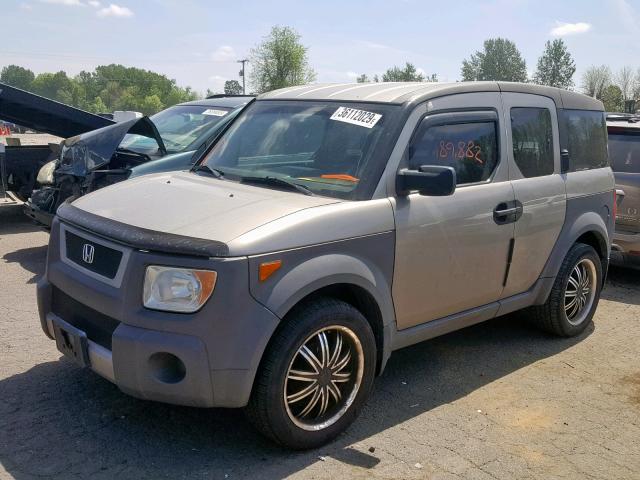 5J6YH28544L035839 - 2004 HONDA ELEMENT EX SILVER photo 2