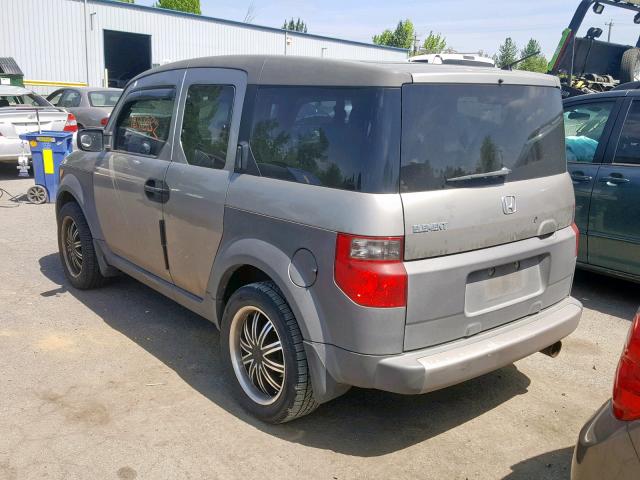 5J6YH28544L035839 - 2004 HONDA ELEMENT EX SILVER photo 3