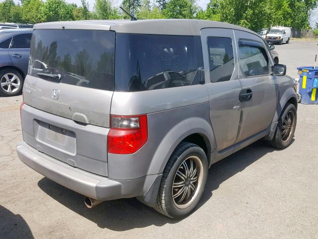 5J6YH28544L035839 - 2004 HONDA ELEMENT EX SILVER photo 4