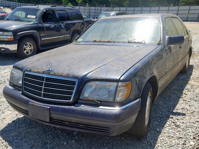 WDBGA51E4SA252445 - 1995 MERCEDES-BENZ S 500 BLUE photo 2