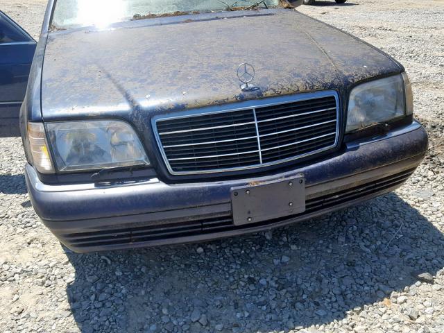 WDBGA51E4SA252445 - 1995 MERCEDES-BENZ S 500 BLUE photo 9