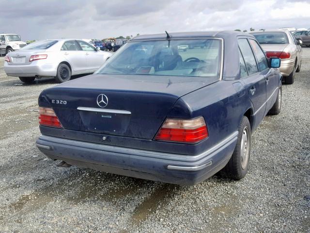 WDBEA32E4RC098277 - 1994 MERCEDES-BENZ E 320 BLUE photo 4