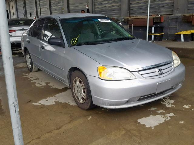 2HGES16201H613037 - 2001 HONDA CIVIC DX GRAY photo 1