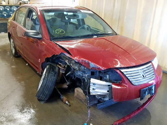 1G8AJ55F37Z132942 - 2007 SATURN ION LEVEL MAROON photo 1