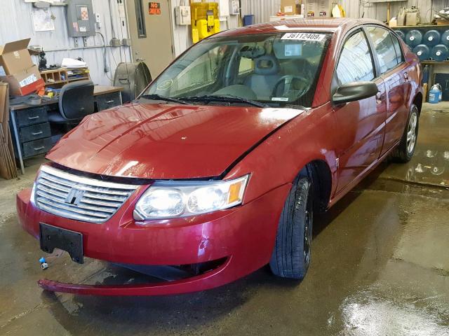 1G8AJ55F37Z132942 - 2007 SATURN ION LEVEL MAROON photo 2