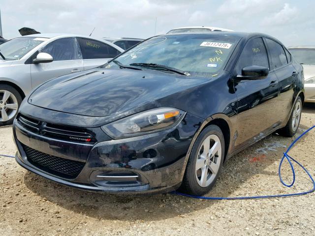 1C3CDFBB2GD701424 - 2016 DODGE DART SXT BLACK photo 2