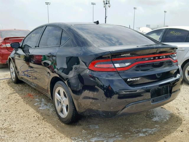 1C3CDFBB2GD701424 - 2016 DODGE DART SXT BLACK photo 3