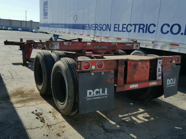 3H3C242S31T105698 - 2001 HYTR TRAILER RED photo 3