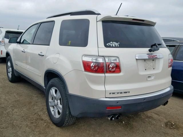 1GKER13747J170266 - 2007 GMC ACADIA SLE WHITE photo 3