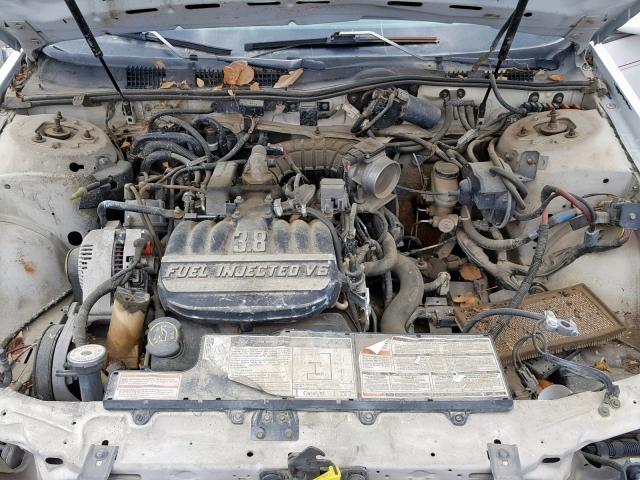 1FACP5243PA136414 - 1993 FORD TAURUS GL WHITE photo 7