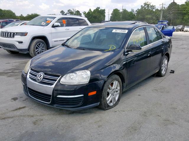 3VWEF71K67M158599 - 2007 VOLKSWAGEN JETTA WOLF BLACK photo 2