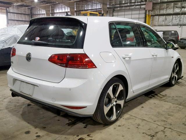 3VW4T7AU6GM004951 - 2016 VOLKSWAGEN GTI S/SE WHITE photo 4