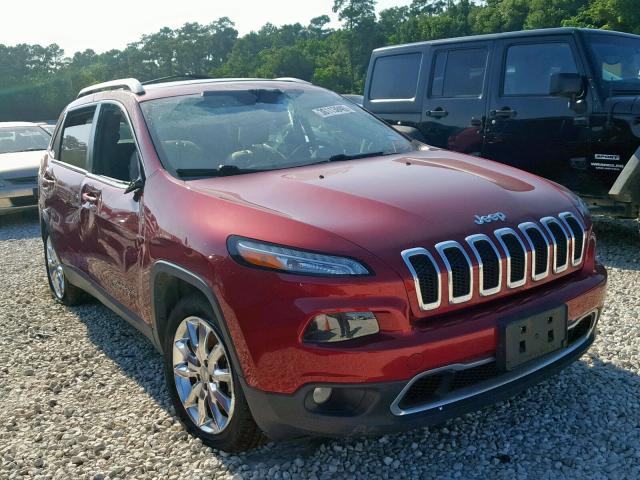 1C4PJLDS5FW621135 - 2015 JEEP CHEROKEE L BURGUNDY photo 1