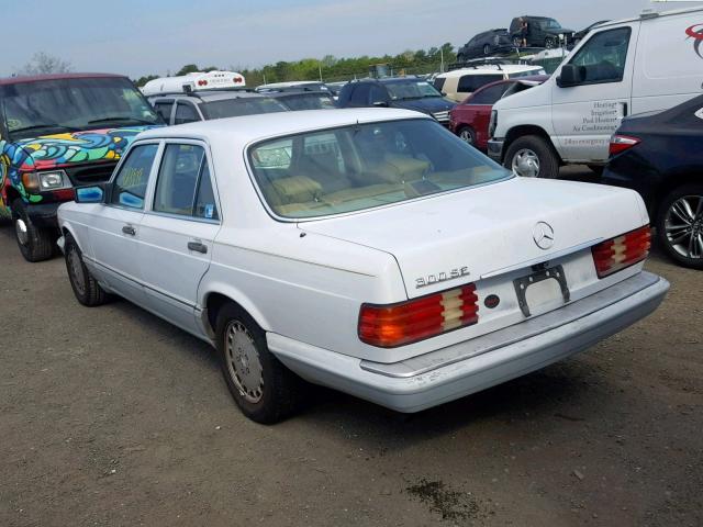 CA24E4KA478879 - 1989 MERCEDES-BENZ 350 WHITE photo 3