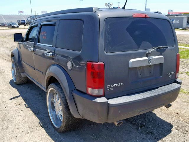 1D4PT4GX3BW500320 - 2011 DODGE NITRO HEAT GRAY photo 3