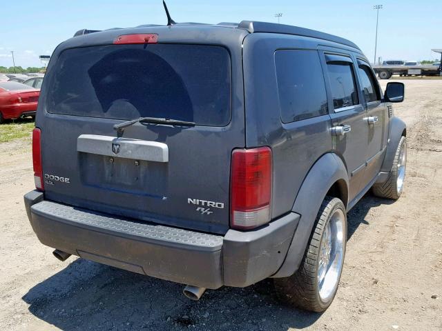 1D4PT4GX3BW500320 - 2011 DODGE NITRO HEAT GRAY photo 4