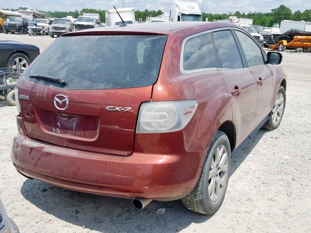 JM3ER293580183774 - 2008 MAZDA CX-7 RED photo 4